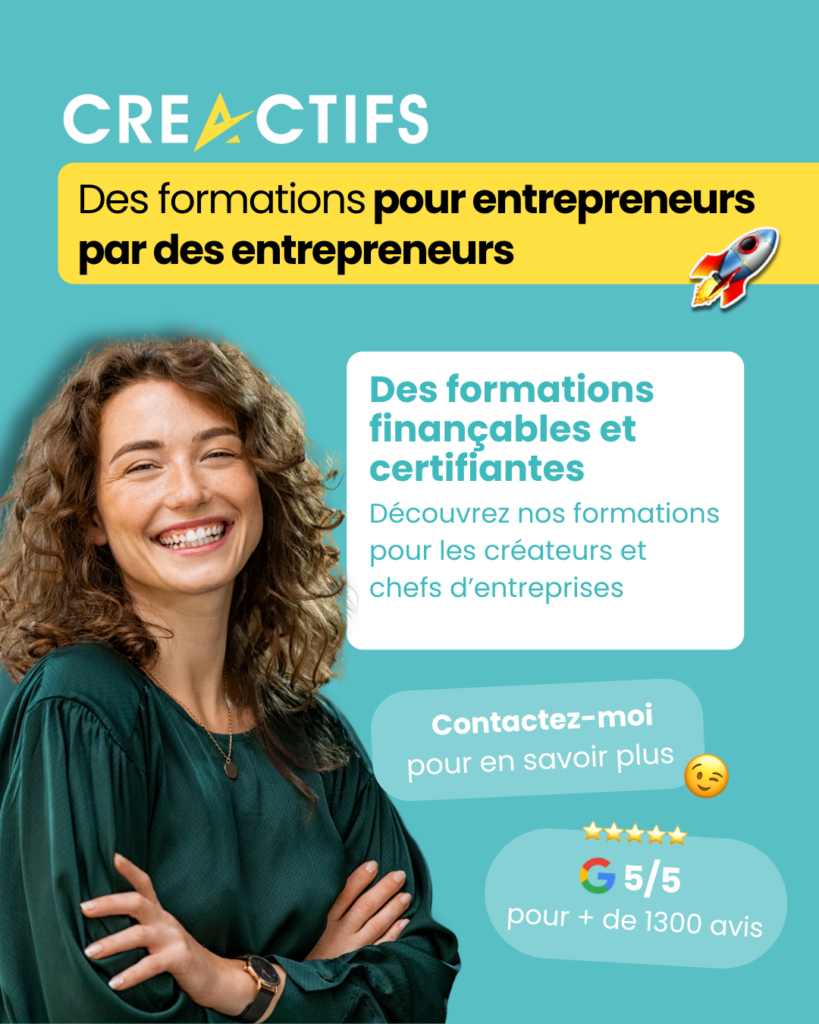 formations professionnelles pour entrepreneurs et indépendants creactifs