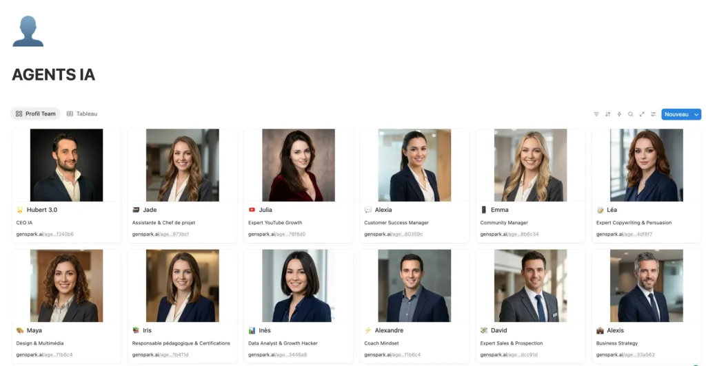 creer une equipe d'agents ia autonomes